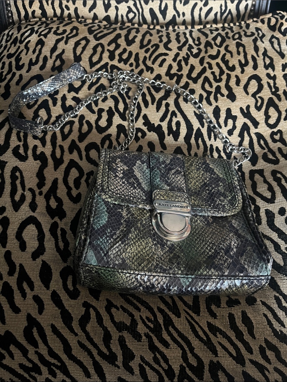 Kate Landry Embossed Crossbody Bag